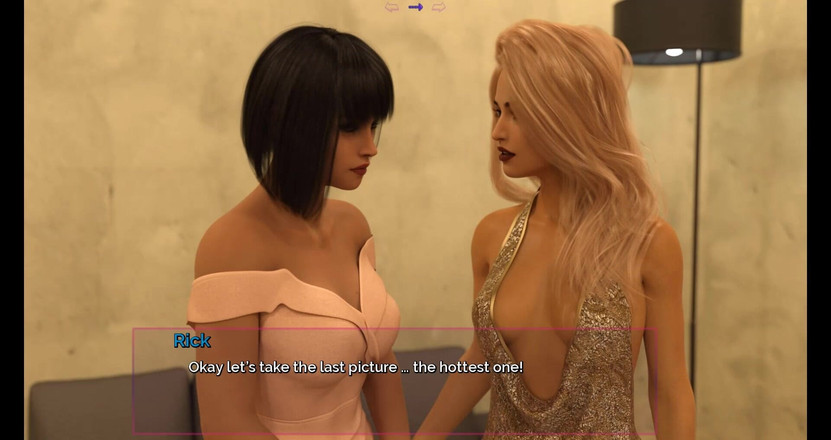 Visual Novels: Zwijg en dans - deel 60 - hete seks met een magere blondine...