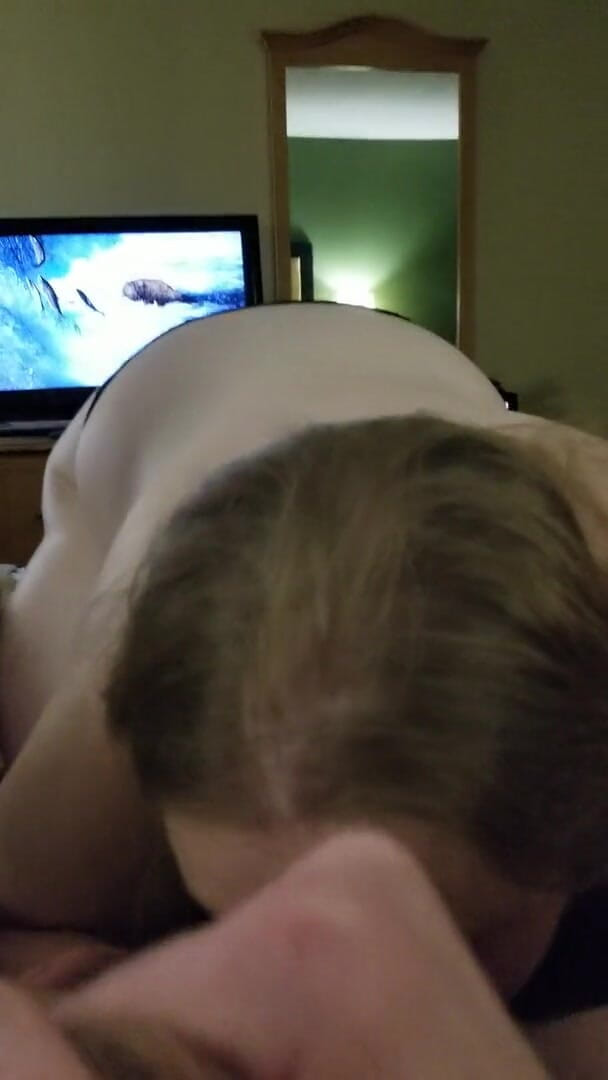 Pale Baby: Shy teen worships my cock