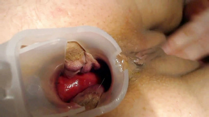 Putarankahotmilf: Kongkek, meregangkan dan ternganga dubur saya dengan mainan besar dan...