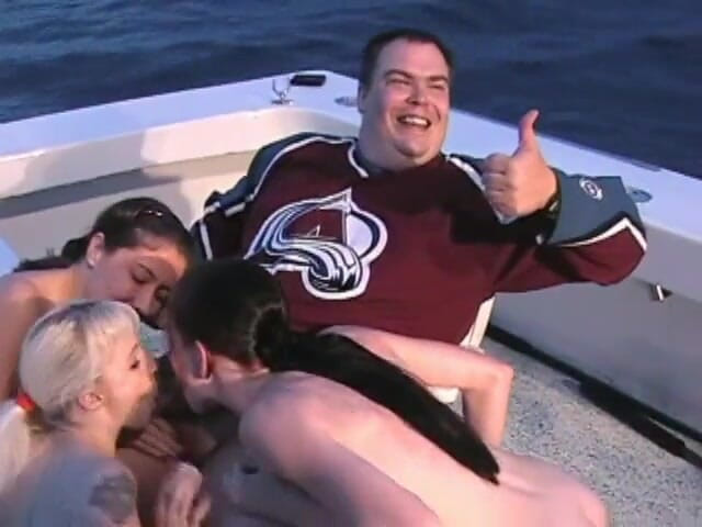 Radical: Three nasty sluts working one cock outdoors