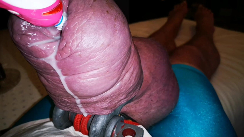 Monster_Meat_: Dvojité vložení mrdky a urethral do mého obřího ptáka