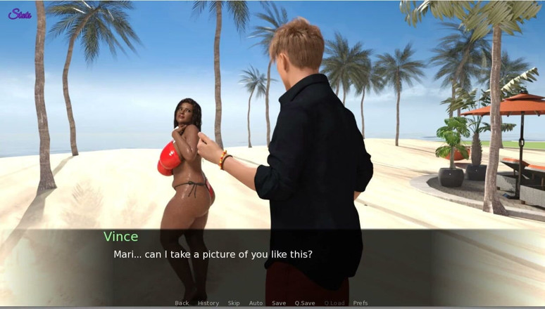 XXX Games Bunk: Våt bikini som bär fru på stranden