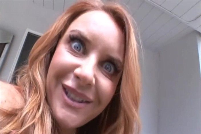 Monster Cocks: Big boobs redhead fucked by a monster cock