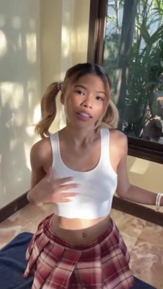 Petite creampie Asian Cumdump sluts: Petite 18yo Asian Pigtails Gets Glazed