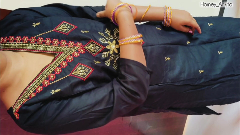 Horney_Ankita: Desi Stepsister Caught Talking with BF and Get Punished by...