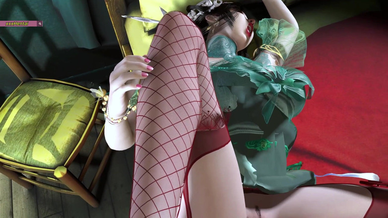 X Hentai: Xun Er pixelovaná kráska: 3D dívka s velkými prsy kouzlo - 3D animace