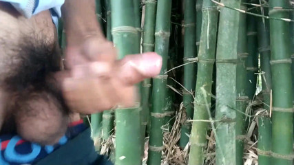 Desimast7: Indian Boy Cumming on Bamboo,handjob Cumshot
