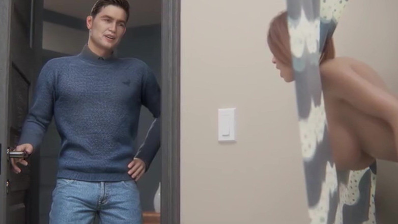 Hot sex game: Pieprzona macocha mama w łazience