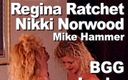 Edge Interactive Publishing: Nikki Norwood &amp;amp; Regina Ratchet &amp;amp; Mike Hammer BGG, lesbo, lick, suck
