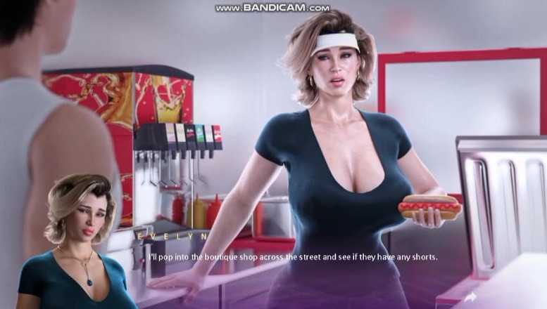 Divide XXX: Apocalust Evelyn 我的熟女照顾性感的比基尼淫荡销售热狗