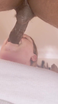 Amateur POV BBW Sloppy Blowjob with Cumshot