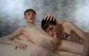 Matty And Aiden: Live-blowjob-session und sperma im gesicht von twink-paar Matty und aiden