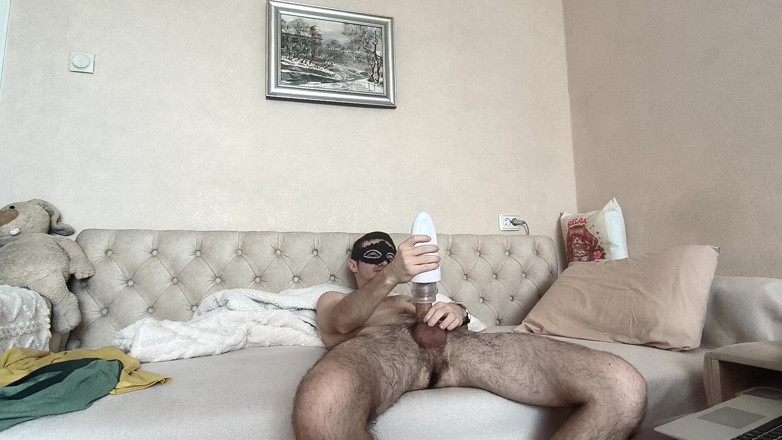 webcamboy98: Testowanie masturbatora obrotowego