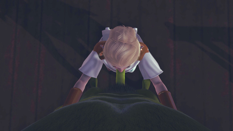 Waifu club 3D: Süße elfe lutscht orc schwanz pOV