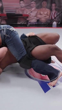 Ariel X Vs Will Tile Sfw No Sex Mixed Wrestling
