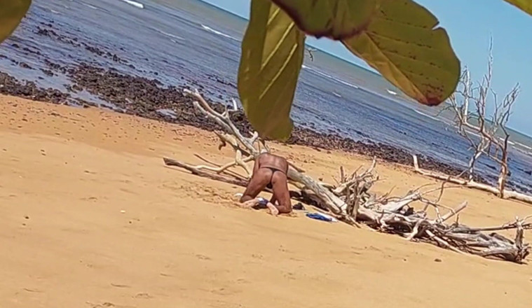 Ladysilvas: Ladysilva Was Filmed Hiding Tanning Her Hot Ass on the...
