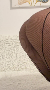 I'm a Dirty Secretary on Fishnet Pantyhose