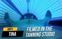 Dirty Tina: Secretamente filmado no estúdio de bronzeamento