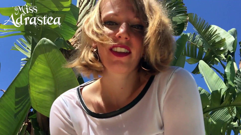Miss Adrastea: Rub, nylon wanker!