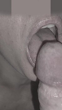 Hotwife Quick Blowjob for Neighbor at Home