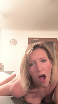 French MILF Gets Cum