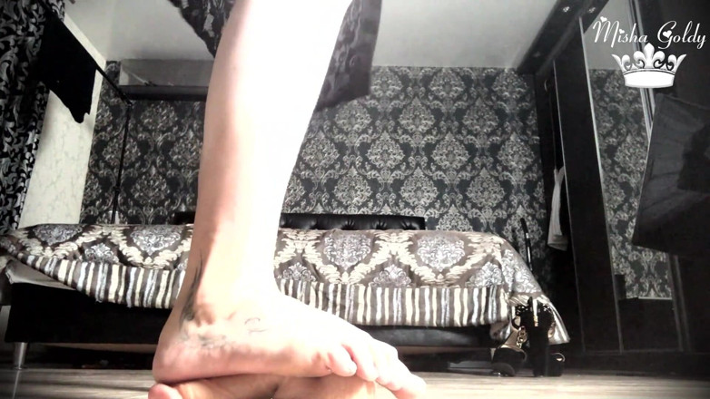 Goddess Misha Goldy: I can destroy your dumb tiny cocks easily! CBT and...