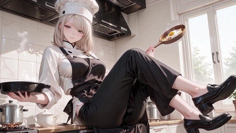 Tay Swift X: Jadi Chef wanita jalang! Memasak dengan serius di dapur, perempuan...