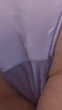 Nice Cute Ass in His New Purple Swimsuit