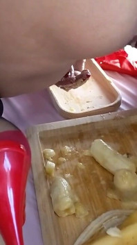 Squirting with Banana in My Pussy