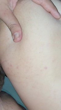 My 25-year-old Wife Eats My Cum with Her Hairy Pussy