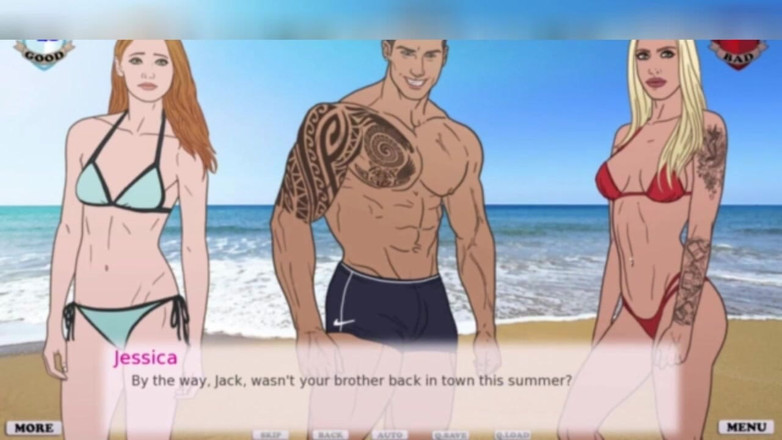 3DXXXTEEN2 Cartoon: Plaj gezisi. 3 boyutlu porno çizgi film seks