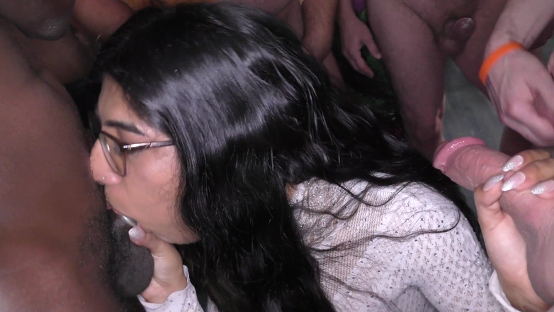 Bukkake Sperm Party: La vera festa di bukkake dello sperma vol 35 #1a