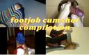 Mamo sexy: Footjob cumshot compilation