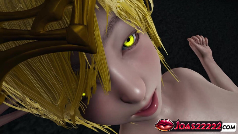 Joas22222: Marika dalam pakaian hitam - Animasi Rule34 3D dengan tetek besar, cunnilingus...