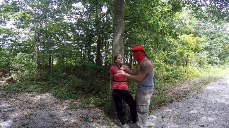 Selfgags classic: Mountain biker in bondage
