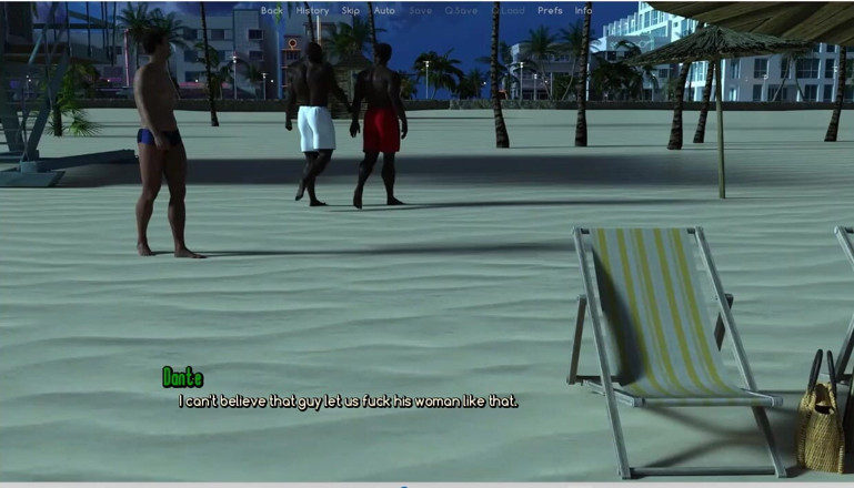 XXX Games Bunk: A Life Worth Living - เกมเพลย์ - สวมบทบาท - เมียเย็ดไลฟ์การ์ดในชายหาดต่อหน้าผัว