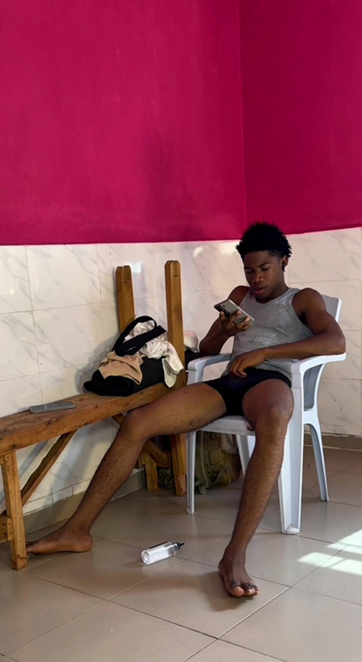 Hot black boy: Bored Student Gets Home &amp; Has Passionate Lubed Wank