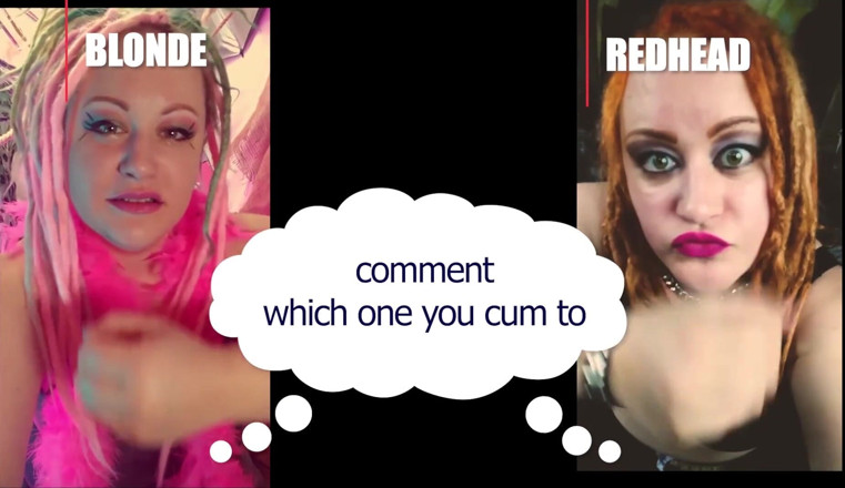 Campsissyboi: Comment which one made you cum blonde or redhead straight...