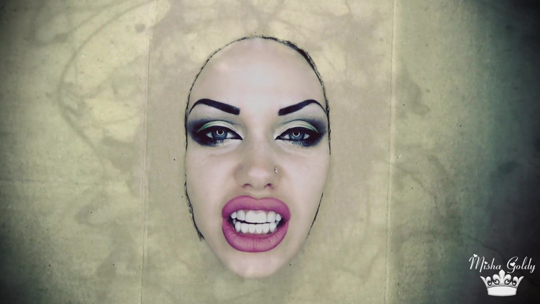Goddess Misha Goldy: Free your dark goddess from wall JOI