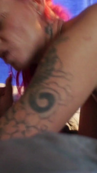 Tattooed pink slut is ready for fucking