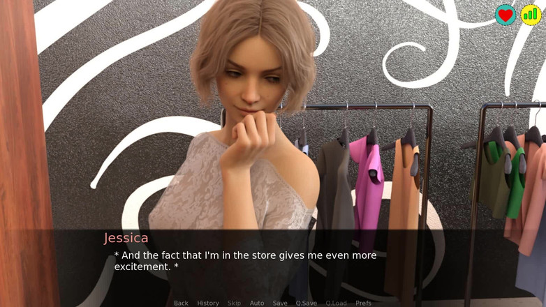 Dirty GamesXxX: Succubus合同：淫荡的金发女郎在服装店里 - 第13集