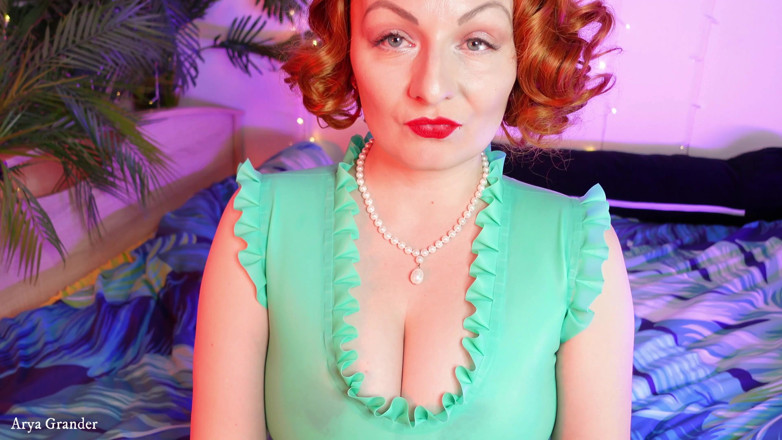 Arya Grander: Rude JOI in latex - fetish MILF sex fun!