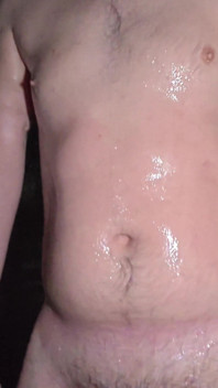 Soapy Naked Bodies in a Rural Shower