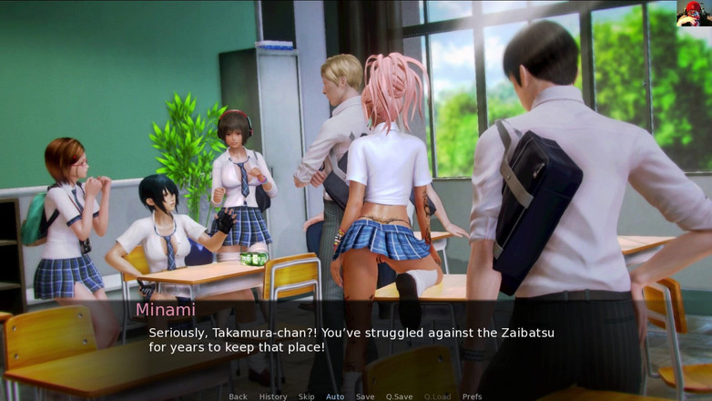 Joystick Cinema: ワイフアカデミー(パート17) - 美術教師は乳首リングを持っていますか?(JSCの)