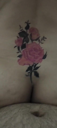 Indian Wife with Fake Tattoo Hot Mom