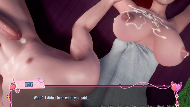 3D Cartoon Porn: Murmur 42 - Kate memberikan titjob kepada Adam dengan buah dada besarnya...