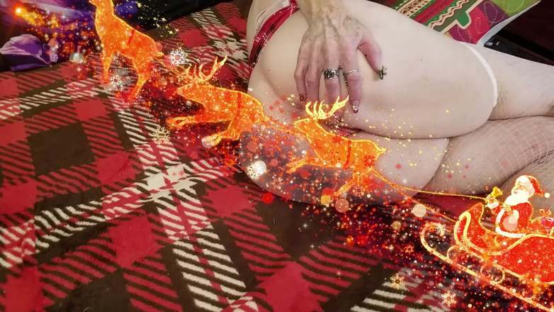 Sexy Sandra N Sir Christopher: Creampie anale di natale 2025