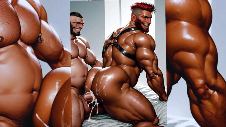 Real Story & Fantasy AI: 变性人熟女展示他的。成人动漫照片合集