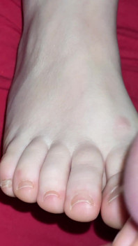 Sexy Small Feet Cum on Feet