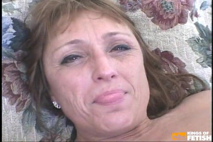 Fixed on Mature: Busty granny gets double penetration from black and white men...